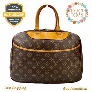 🌻💯 LOUIS VUITTON SATCHEL BAG Deauville monogram